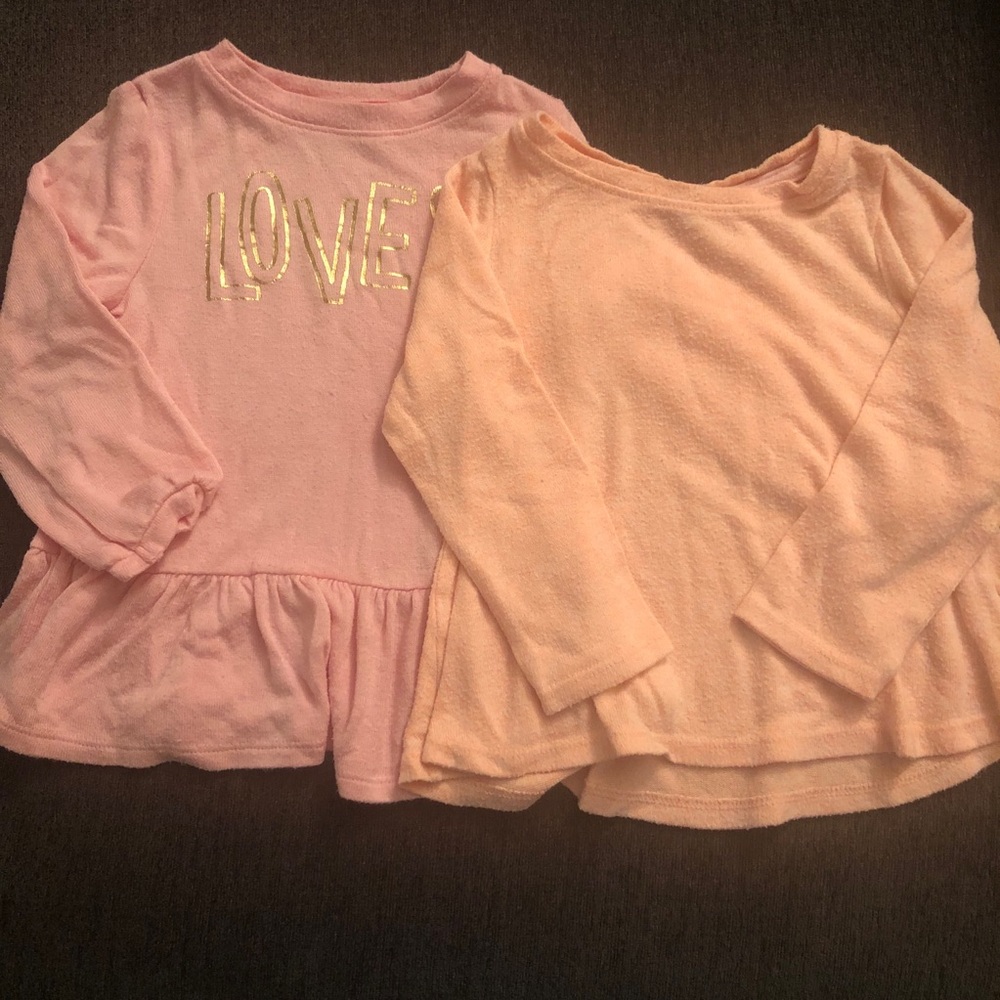 Two Cat & Jack Girls Sweaters